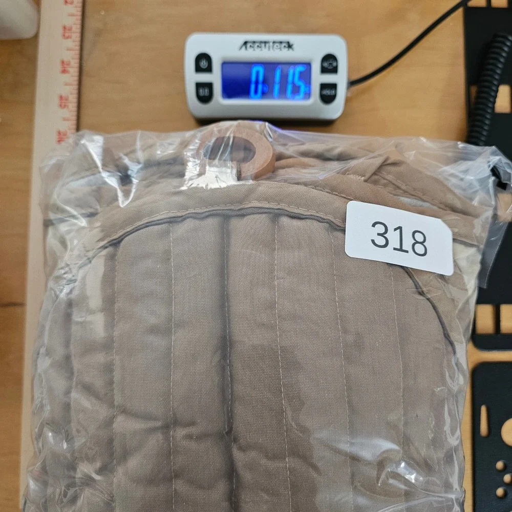 Vintage Appliance Dust Covers Tan Soft Lined Quilted Kitchen Set of 4